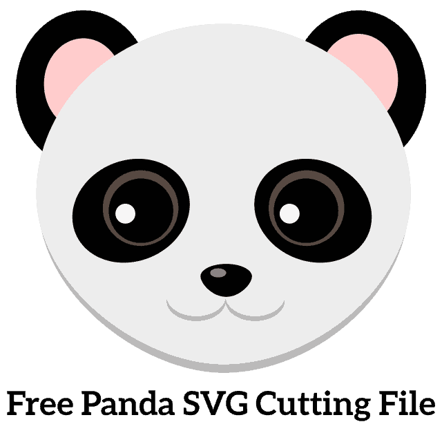 Download Free Panda SVG Cutting File for Electronic Cutters