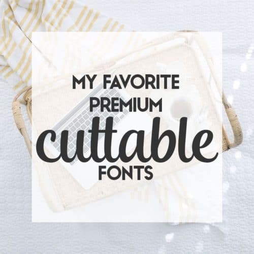 Best Cutable Cursive Fonts For Silhouette And Eclips